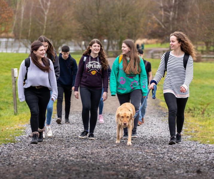 Students Walking Ralph