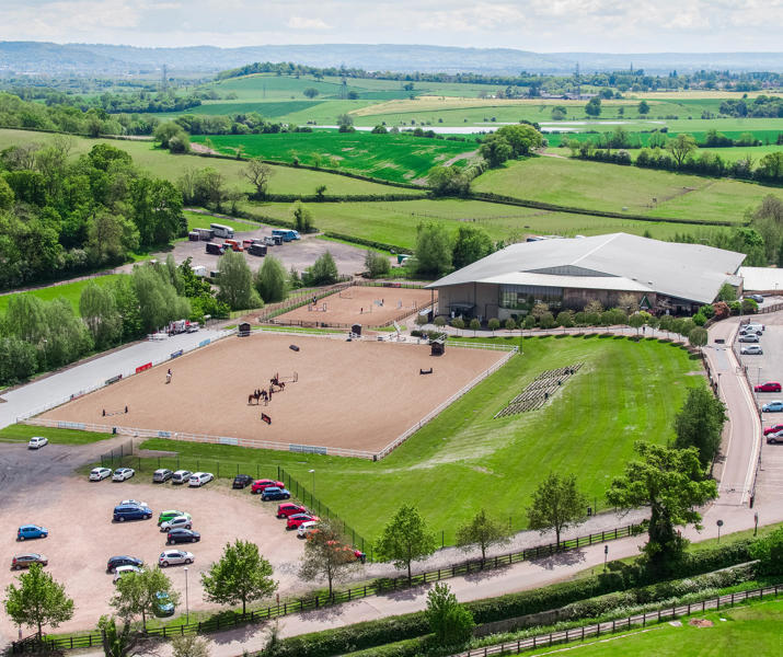 Aerial View Of The International Arena