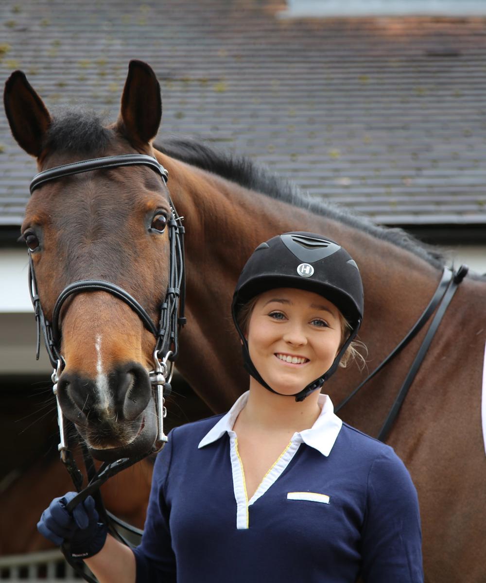 Study Abroad Student With Horse