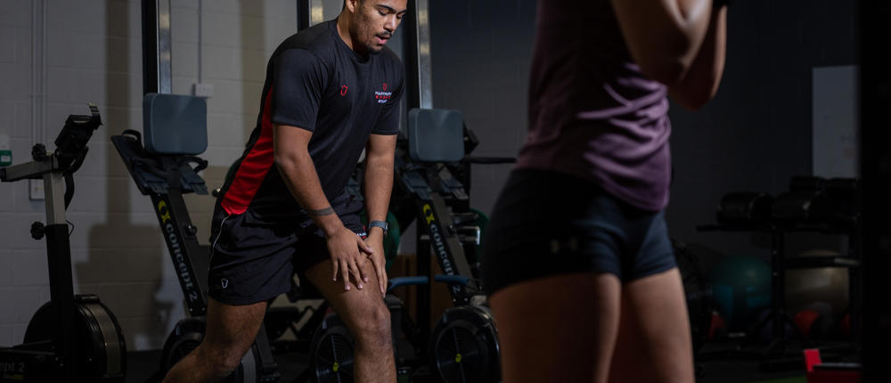 Two People In The Gym