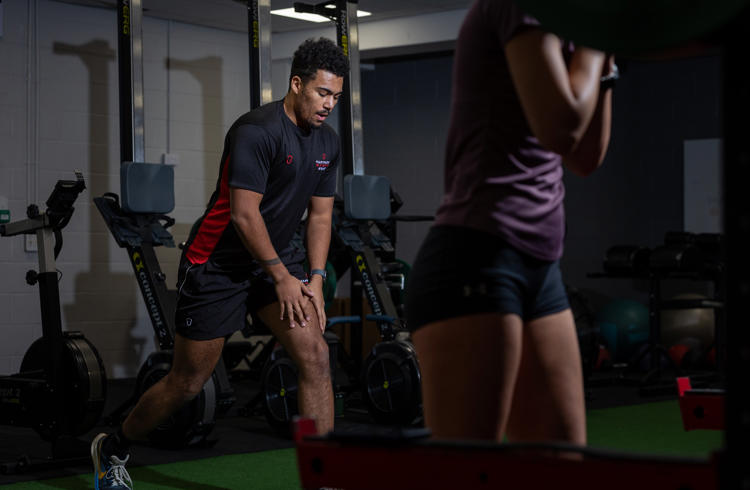 Two People In The Gym