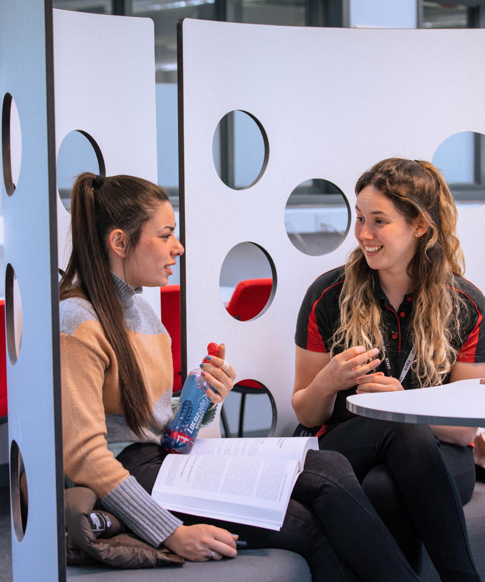 Student With Staff Member