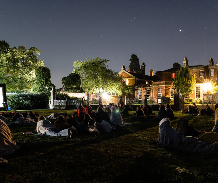 Outdoor Cinema outside Hartpury House