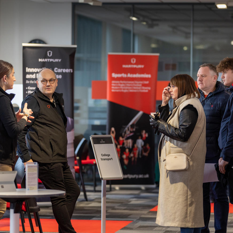 Admissions Talking Open Day