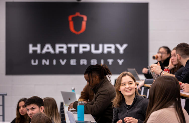University Lecture With Students
