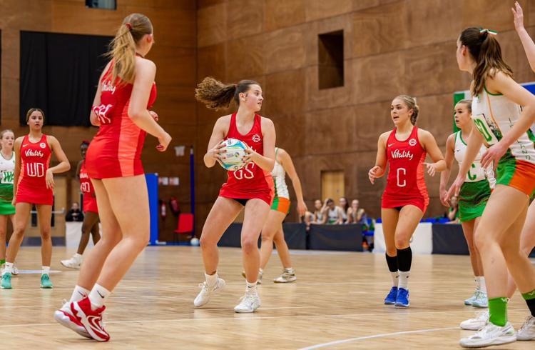 Netball Players On Court