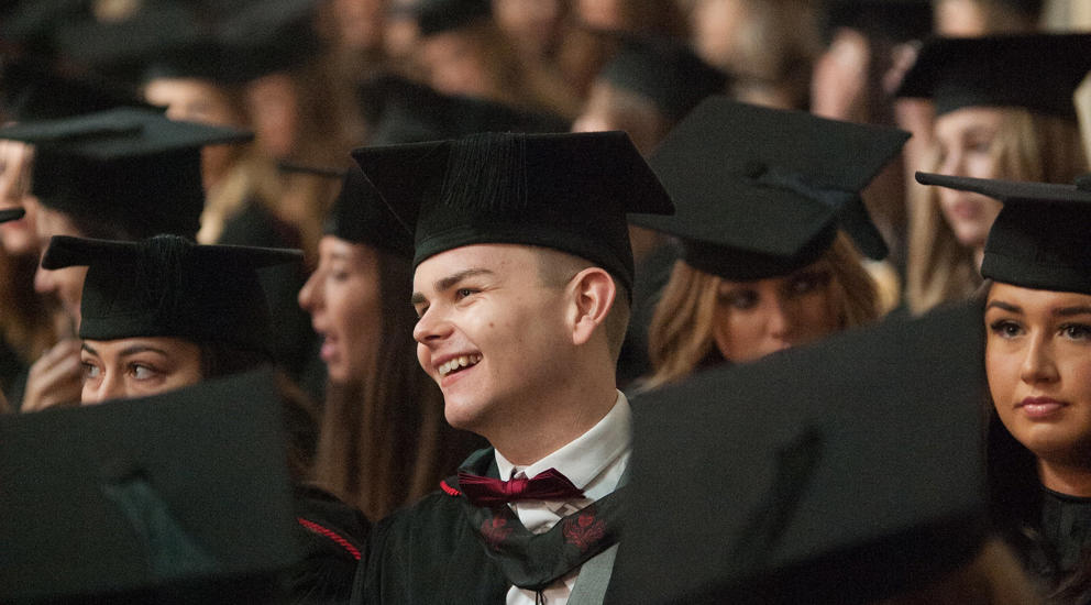 Students At Graduation