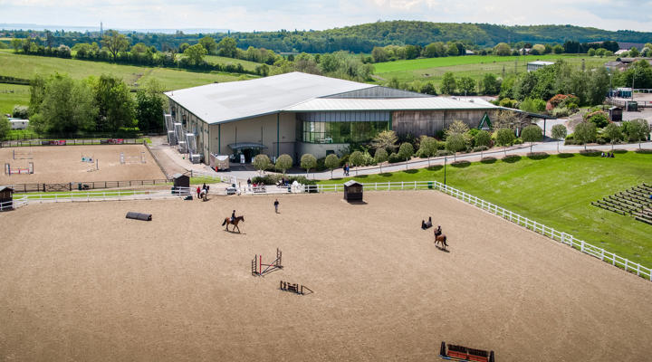 Aerial View Of Hartpury Equine